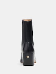 COACH Black Prestyn Leather Bootie - Image 3 of 4