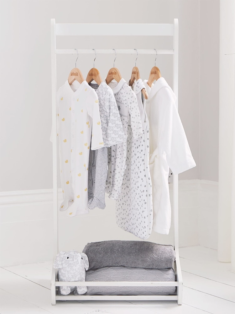JoJo Maman Bébé White Clothes Rail - Image 1 of 3
