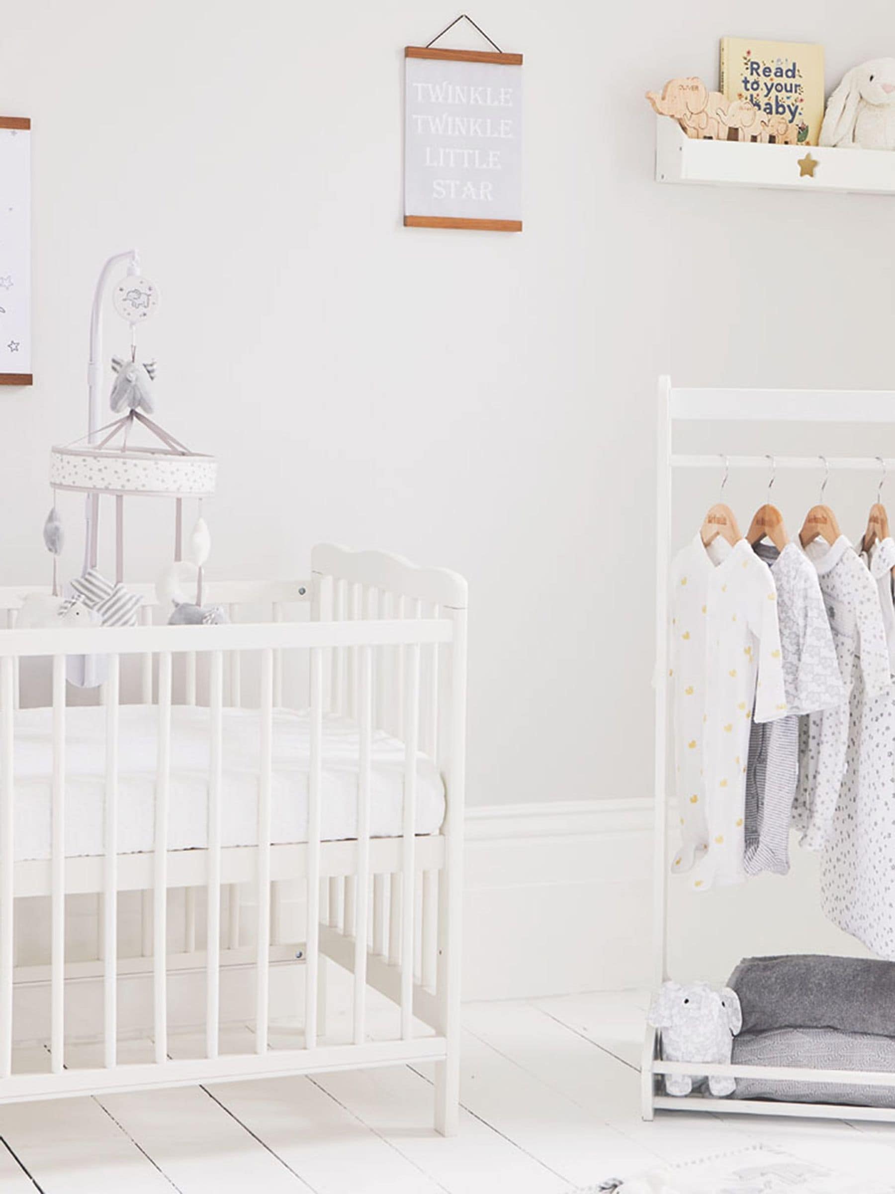Buy JoJo Maman Bebe White Clothes Rail from Next Luxembourg