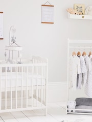 JoJo Maman Bébé White Clothes Rail - Image 3 of 3