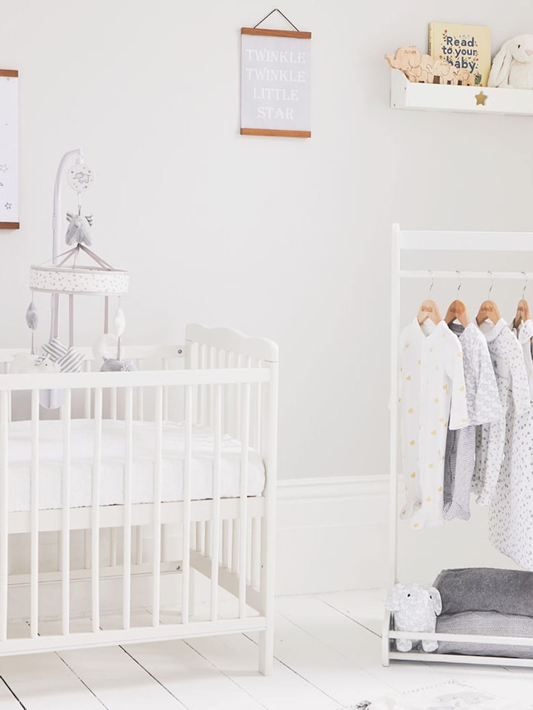 JoJo Maman Bébé White Clothes Rail - Image 3 of 3