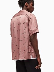 AllSaints Pink Pointers Short Sleeve T-Shirt - Image 2 of 5