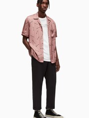 AllSaints Pink Pointers Short Sleeve T-Shirt - Image 3 of 5