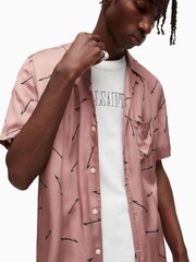 AllSaints Pink Pointers Short Sleeve T-Shirt - Image 4 of 5