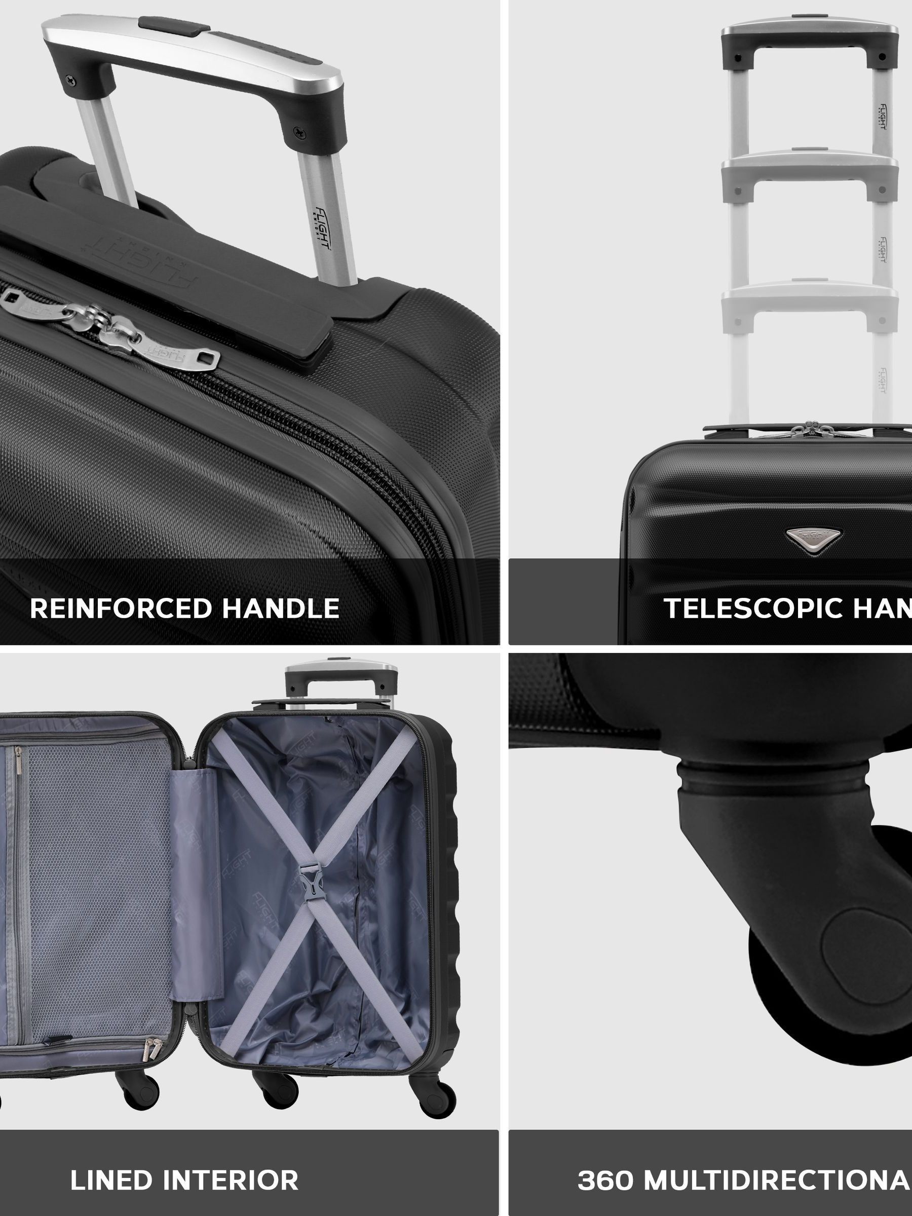 Next：日本 ブラック - Flight Knight ラージ ハードケース 軽量