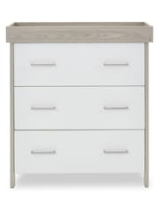 Obaby Grey Wash and White Nika Mini Nursery Furniture Set 2 Piece - Image 3 of 4