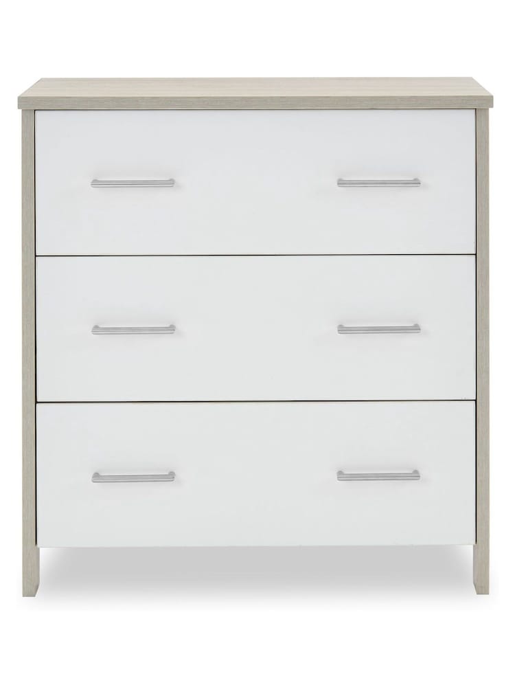 Obaby Grey Wash and White Nika Mini Nursery Furniture Set 2 Piece - Image 4 of 4
