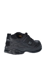 Skechers Black Mens Soft Stride Grinnell Slip Resistant Safety Shoes - Image 2 of 4