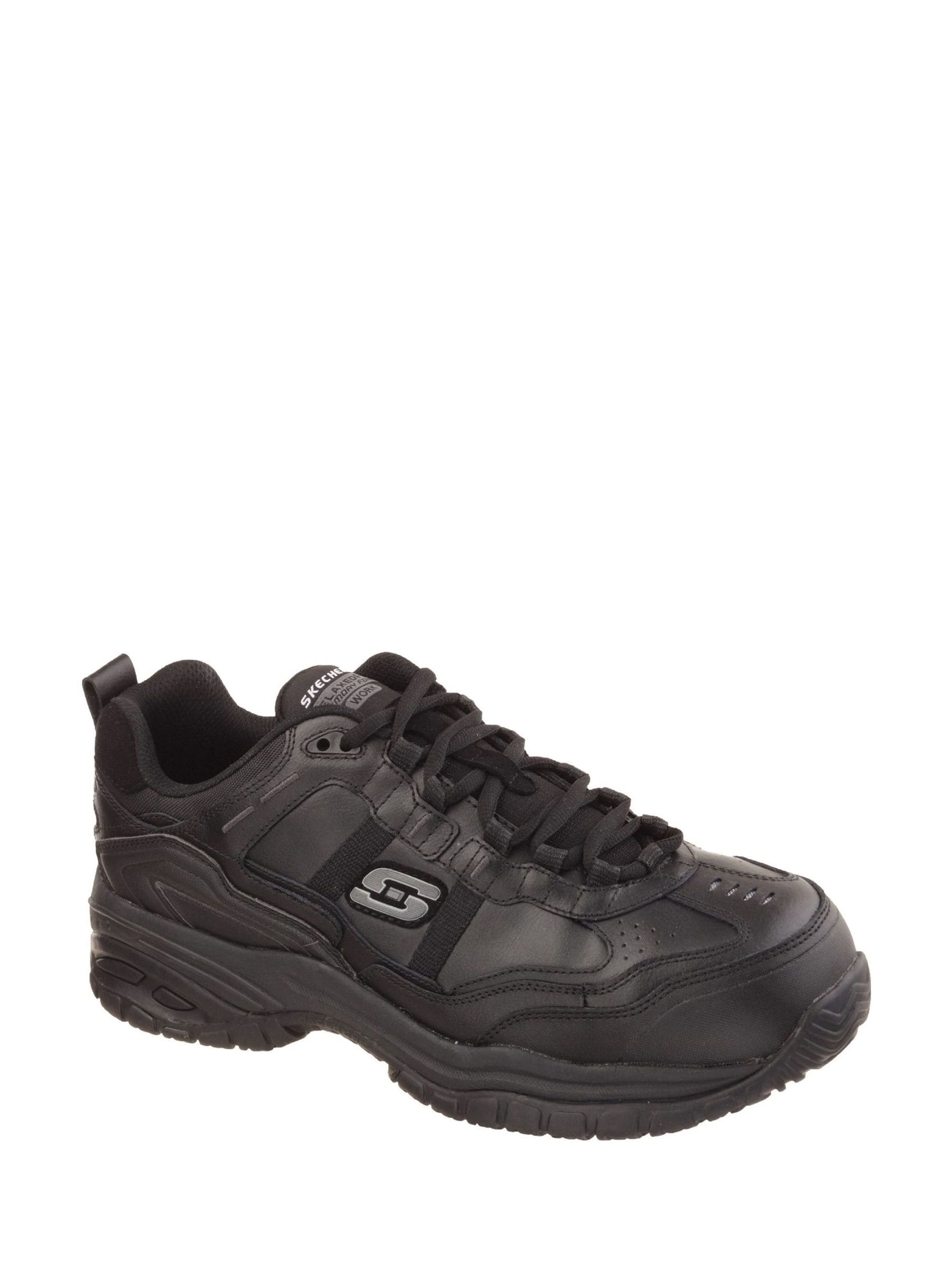 Buy Skechers Black Mens Soft Stride Grinnell Slip Resistant Safety