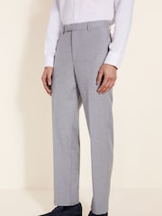 MOSS Grey Stretch Suit: Trousers - Image 1 of 3