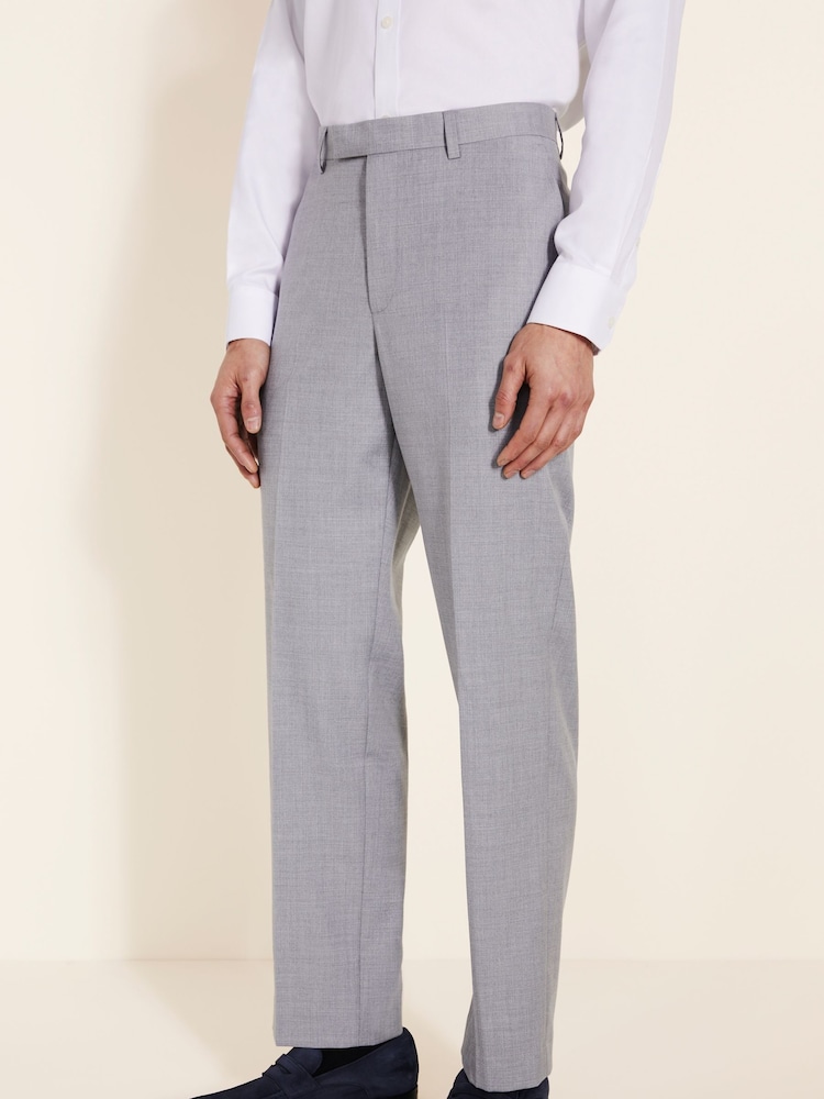 MOSS Grey Stretch Suit: Trousers - Image 1 of 3