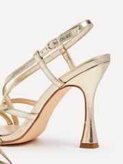 Linzi Gold Sabrina Strappy Stiletto Heeled Sandals - Image 5 of 5