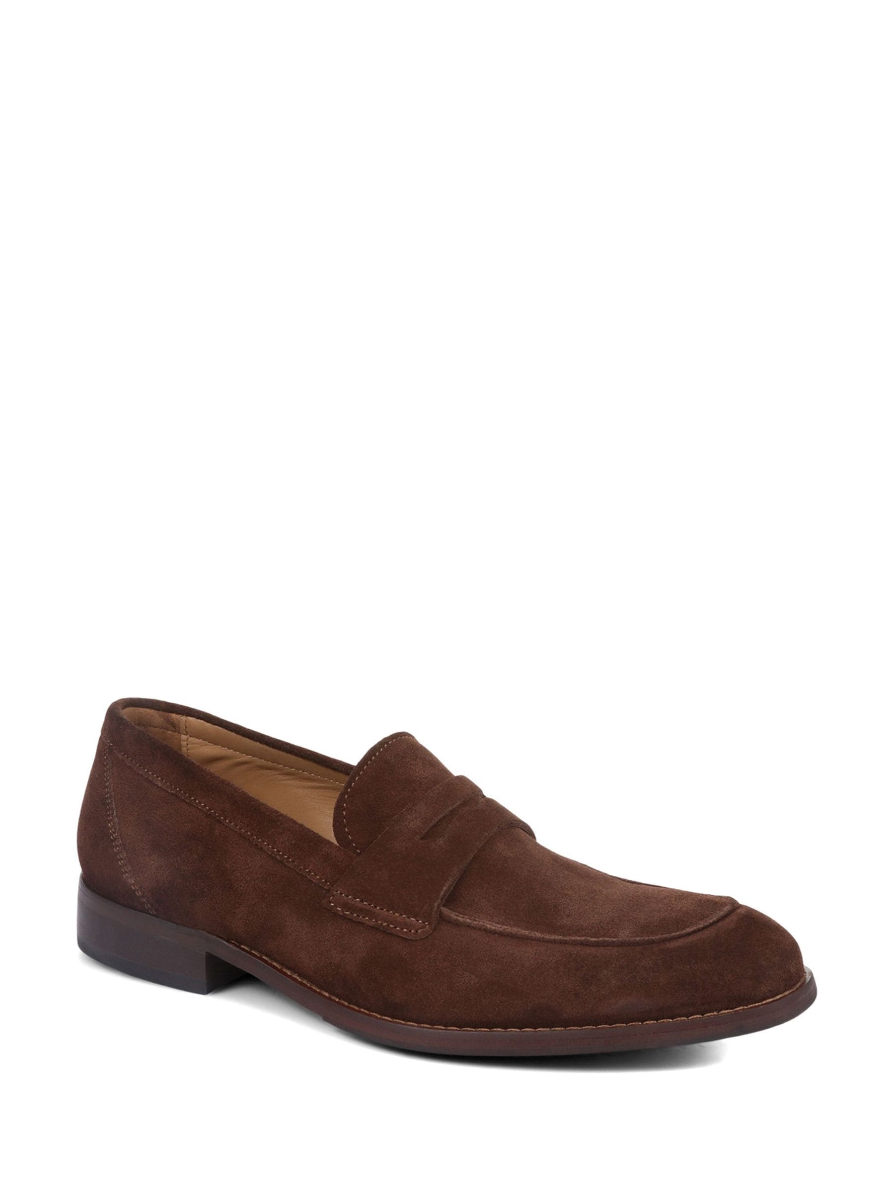 Next：日本 ブラウン スエード - Jones Bootmaker レザー ペニー