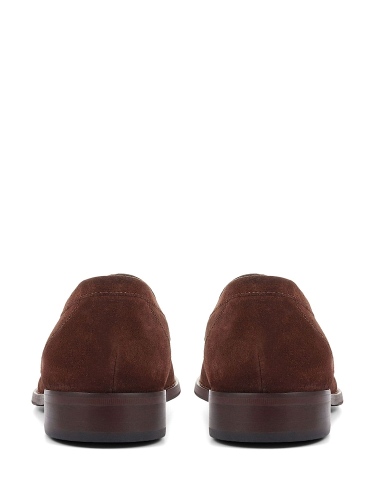Jones Bootmaker Chestnut Brown Leather Penny Loafers - Image 4 of 6