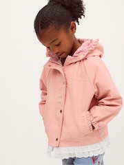 Monsoon Pink Broderie Shower-Proof Jacket - Image 1 of 4