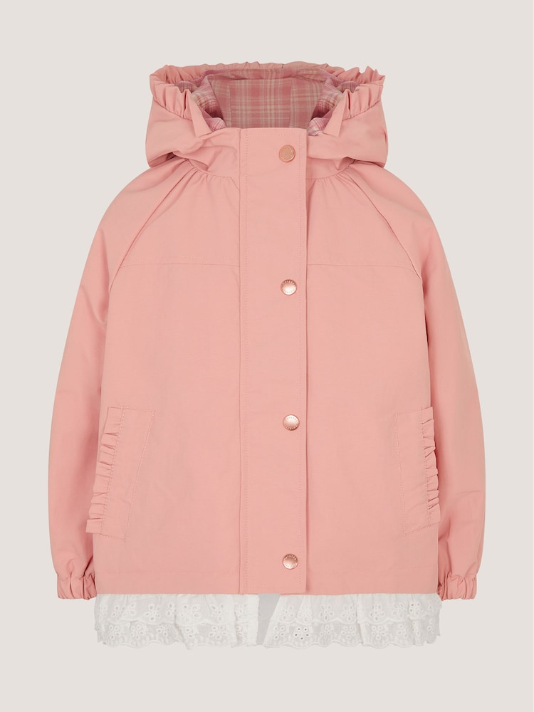 Monsoon Pink Broderie Shower-Proof Jacket - Image 2 of 4