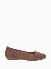Gabor Resemblance Suede Ballerina Shoes - Image 1 of 5