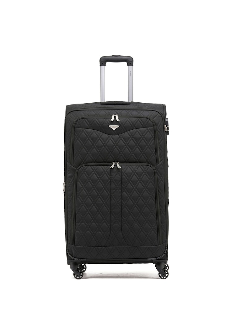 Flight Knight Large Softcase Lightweight Check In Suitcase With 4 Wheels - Image 1 of 7