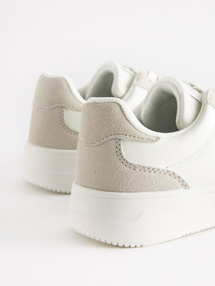 White Lace-Up Shoes - Image 3 of 6