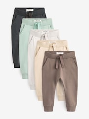 Anthrazit/Grau/Braun - Jogginghosen 5er-Pack (3Monate–7Jahre) - Bild 1 von 6