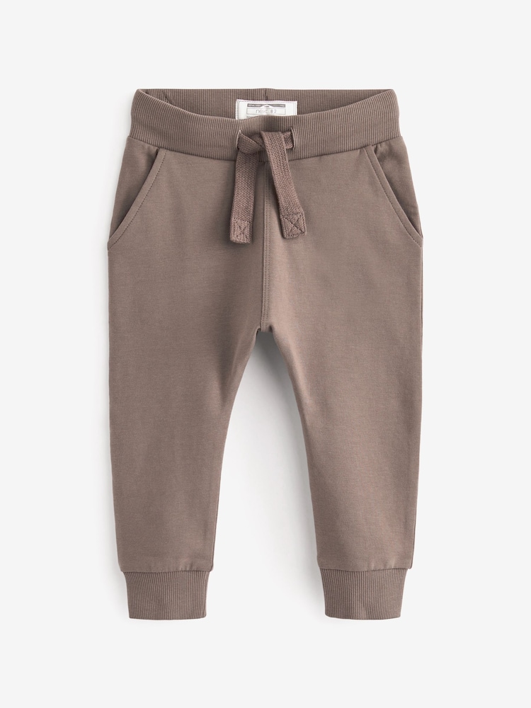 Charcoal/Grey/Brown Joggers 5 Pack (3mths-7yrs) - Image 4 of 6