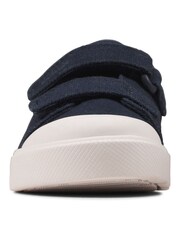Clarks Blue MultFit Shark Print Canvas Shoes - Image 6 of 7