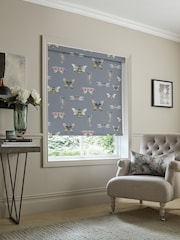 Voyage Storm Grey Blackout Fray Made to Measure Roller Blind - Image 2 of 6
