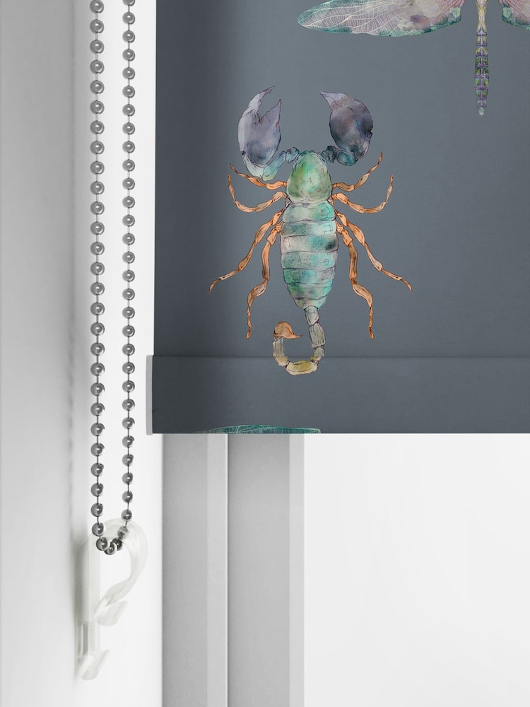 Voyage Storm Grey Blackout Fray Made to Measure Roller Blind - Image 5 of 5 Voyage Storm Grey Blackout Fray Made to Measure Roller Blind - Image 5 of 5