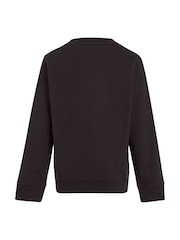 Tommy Hilfiger Black Essential Sweatshirt - Image 2 of 5