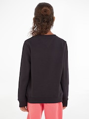 Tommy Hilfiger Black Essential Sweatshirt - Image 3 of 5