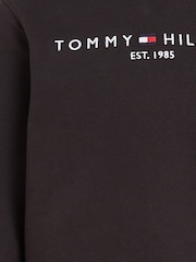 Tommy Hilfiger Black Essential Sweatshirt - Image 5 of 5