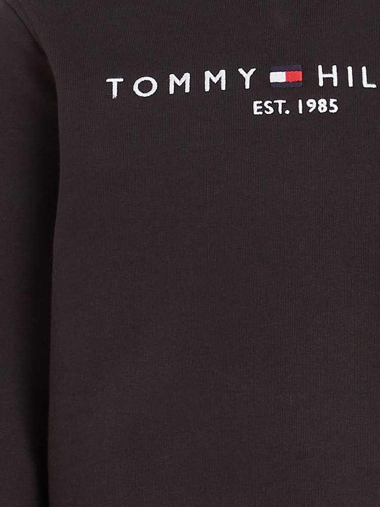 Tommy Hilfiger Black Essential Sweatshirt - Image 5 of 5