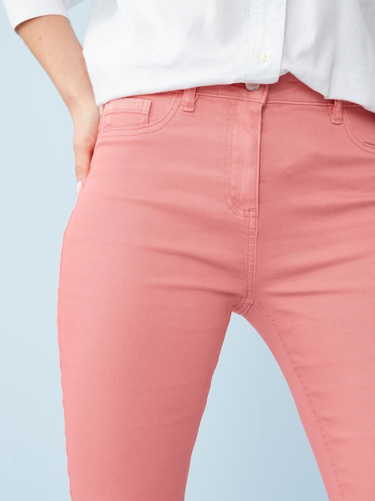 Pink Pedal Pusher Cropped Jeans - Image 4 of 6