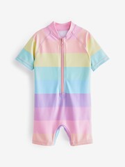 Multi Stripe Sunsafe Swimsuit (3mths-7yrs) - Image 2 of 4