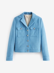 Soft Blue Tweed Jacket - Image 5 of 6