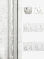 Set of 3 Silver Trees Christmas Wrapping Paper and Accessories - Image 3 of 4