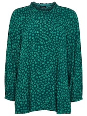 Whistles Green Lucy Lava Spot Top - Image 4 of 4