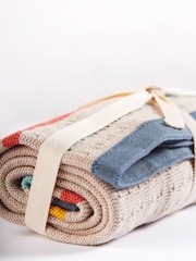 Frugi Grey Cosy Cellular Blanket - Image 2 of 6