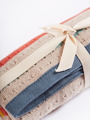 Frugi Grey Cosy Cellular Blanket - Image 3 of 6