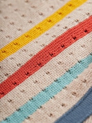 Frugi Grey Cosy Cellular Blanket - Image 4 of 6