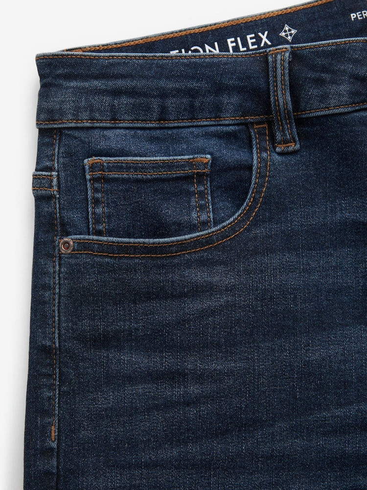 Blue Vintage Tint Slim Fit Motion Flex Jeans - Image 7 of 10