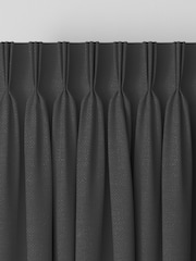 Ebony Black Paso Made To Measure Curtains - Image 5 of 9