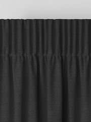 Ebony Black Paso Made To Measure Curtains - Image 6 of 9