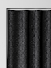 Ebony Black Paso Made To Measure Curtains - Image 8 of 9