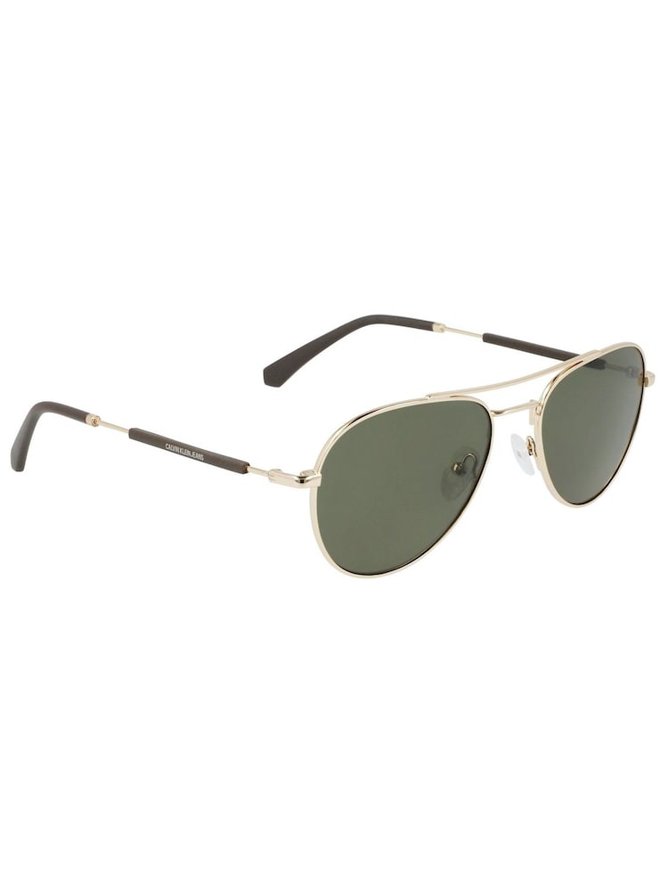 Calvin Klein Jeans Gold Sunglasses - Image 1 of 2