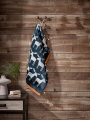 Scion Blue Marty Moose Bath Towel - Image 1 of 3