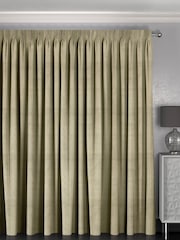 Oyster Natural Harvi Made To Measure Curtains - Image 2 of 9