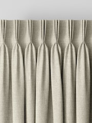 Oyster Natural Harvi Made To Measure Curtains - Image 5 of 9