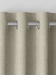 Oyster Natural Harvi Made To Measure Curtains - Image 7 of 9