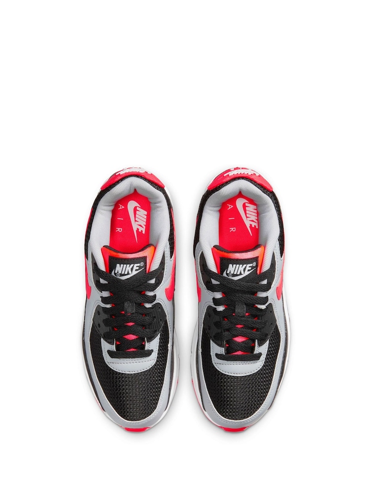 Grau & Rot - Nike Air Max 90 Turnschuhe für Jugendliche - Bild 2 von 8 Grau & Rot - Nike Air Max 90 Turnschuhe für Jugendliche - Bild 2 von 8
